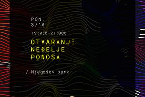 Nedjelja ponosa 3. oktobra, obilježiće se u Njegoševom parku